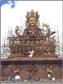 西藏雪域守護神四臂觀音